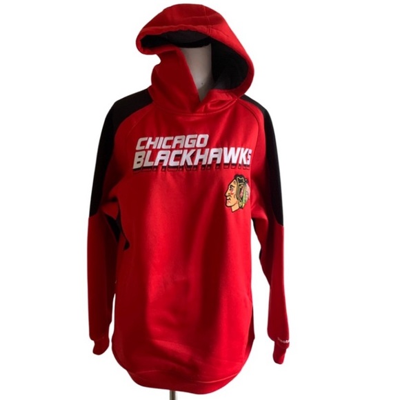 Youth Chicago Blackhawks Reebok NHL Sweatshirt Hoodie XL - Picture 1 of 16